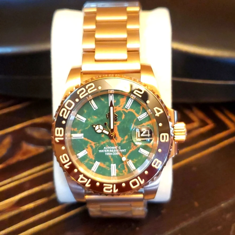 Fully custom built Valintino Watch Builds VWB 40mm Submariner.Rose Gold … - Picture 1 of 6